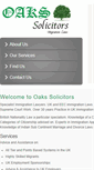 Mobile Screenshot of oakssolicitors.co.uk